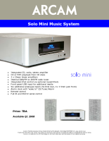 Arcam Solo-Mini - Brochure 